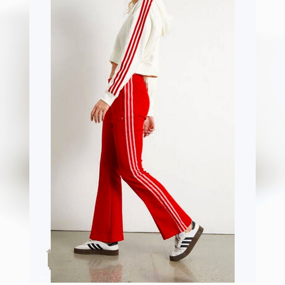 adidas Pants - Adidas Red Flared Pants